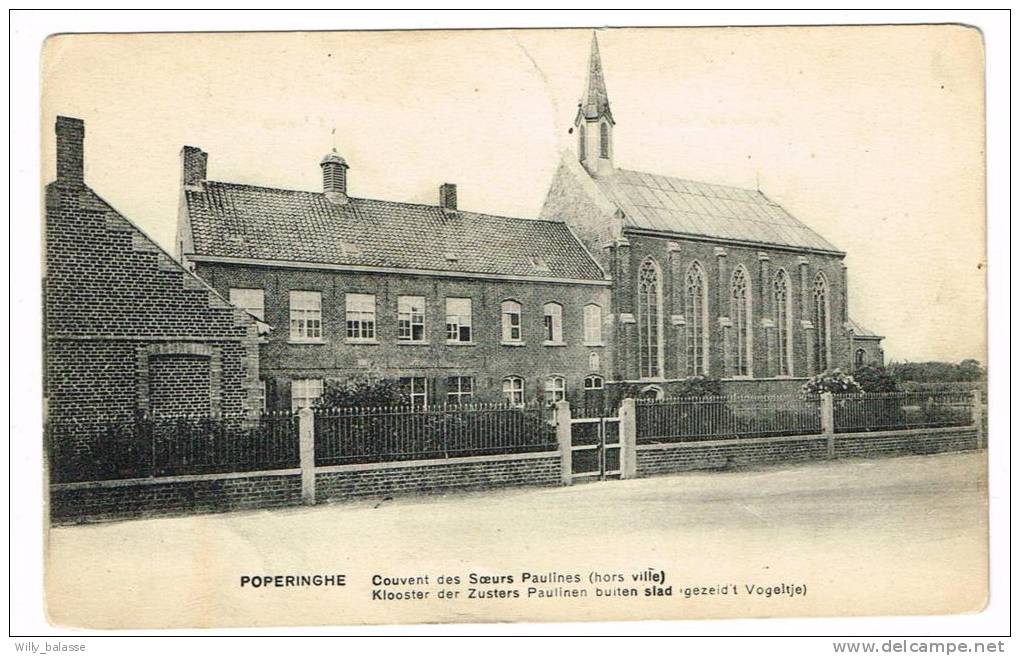 Postkaart / Carte Postale "Poperinge - Klooster Der Zusters Paulinen / Couvent Des Soeurs Paulines" - Poperinge