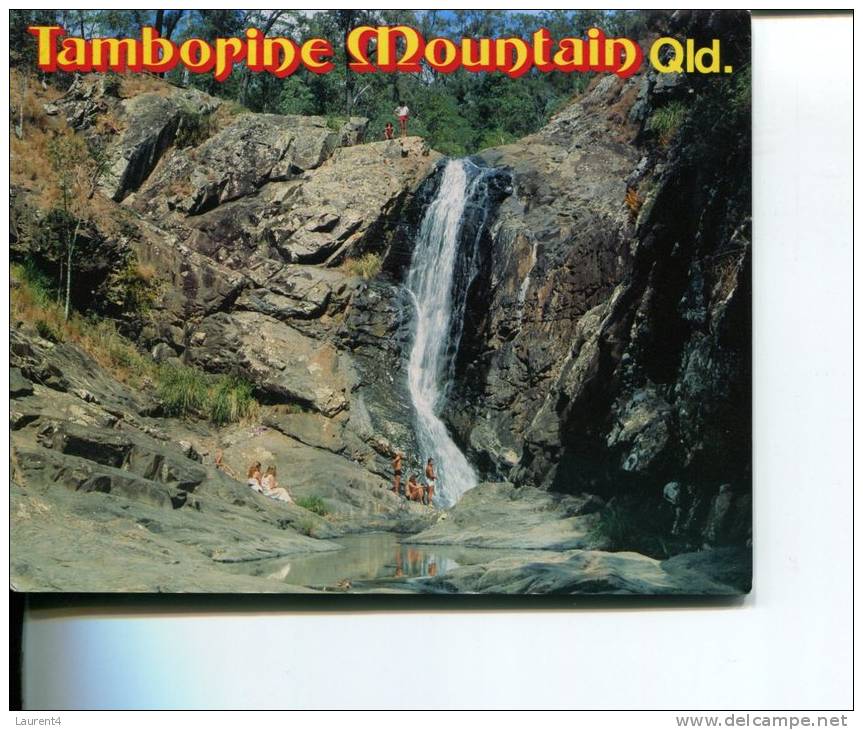 (05) Postcard View Folder - Depliant De Carte Postale - Queensland - Temborine Mountains - Brisbane