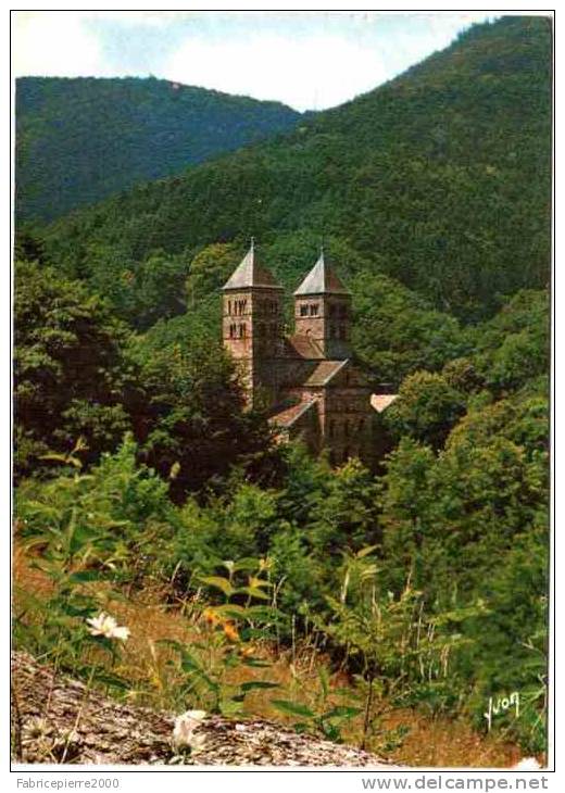 CPSM 68 (Haut-Rhin) Murbach - L'Abbaye De Murbach Dans Son Cadre De Verdure - Murbach