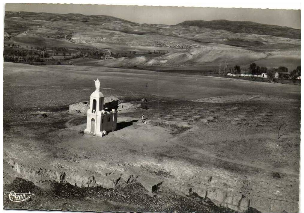 SETIF  Vue Aérienne N D De La Paix Dominant La Vallée De Bou Selam  Recto Verso - Sétif