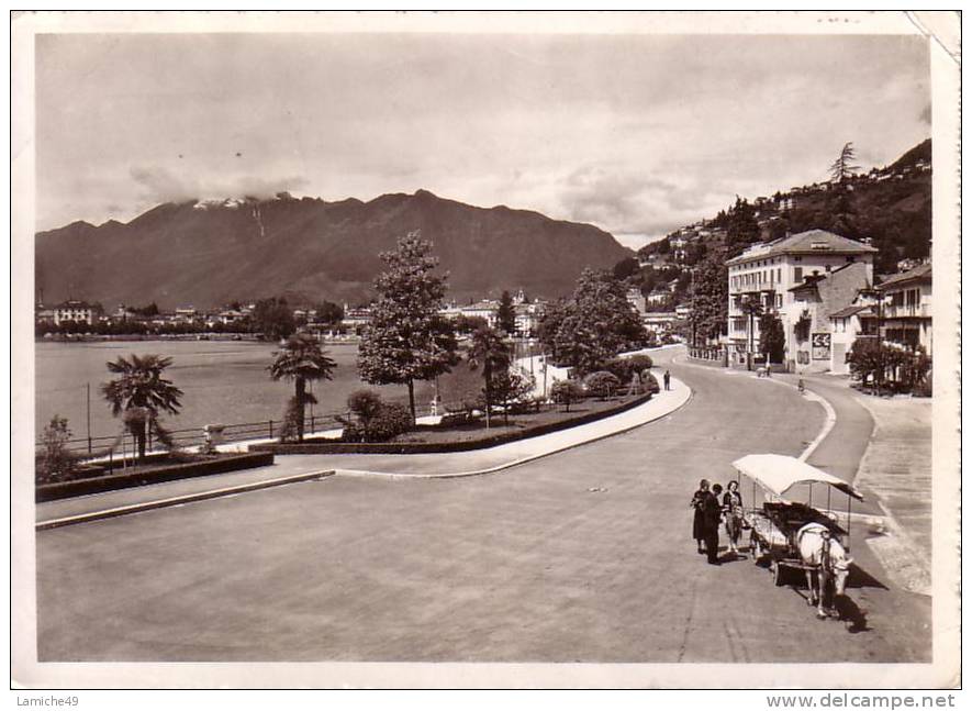 LOCARNO MURALTO LUNGOLAGO GIUSEPPE MOTTA CIRCULEE 1954 ( Marchand Ambulant ) - Muralto