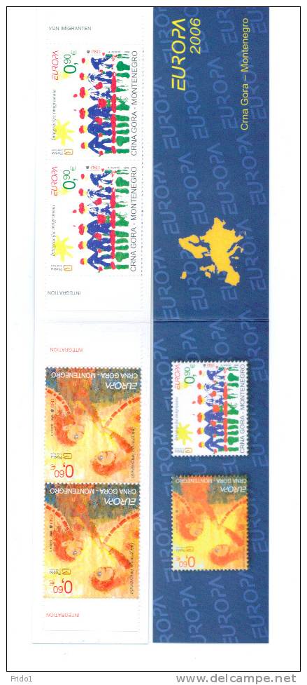 Montenegro 2006 Europa Cept MH Postfrisch / Europa Cept Booklet Unmounted Mint - 2006