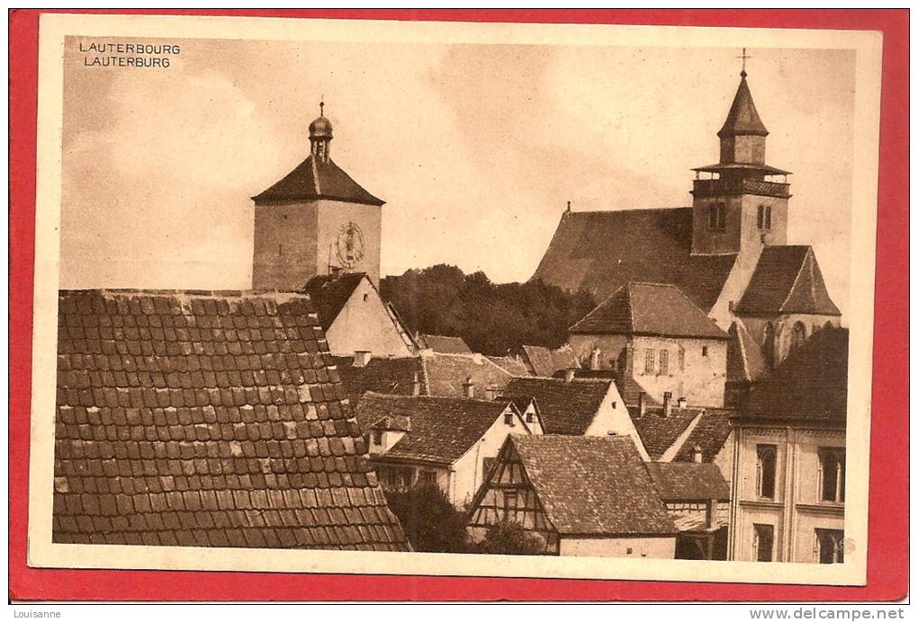 13 / 2 / 197  - LAUTERBOURG  -vue Des Toits - Lauterbourg