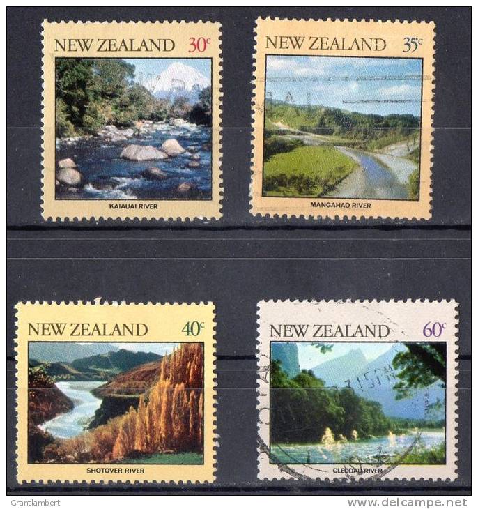 New Zealand 1981 River Scenes Set Of 4 Used SG 1243-6 - Oblitérés