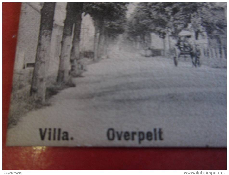 3 postk.  OVERPELT:  FABRIEK  (drukker Jacbs)   Villa  (2)