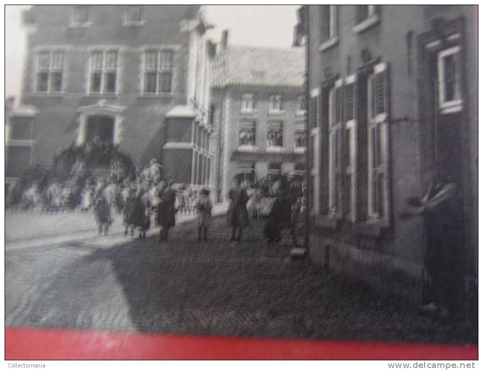 4 Postk.  PEER   : KERK EN MOLEN,     STADHUIS En KERKSTR.,       STADHUIS,         TOREN - Peer