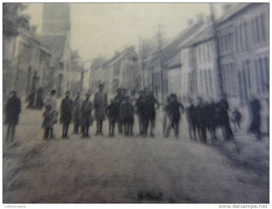 4 postk.  PEER   : Nieuwstr.,       MOLEN,       WINDMOLEN,       STADHUIS