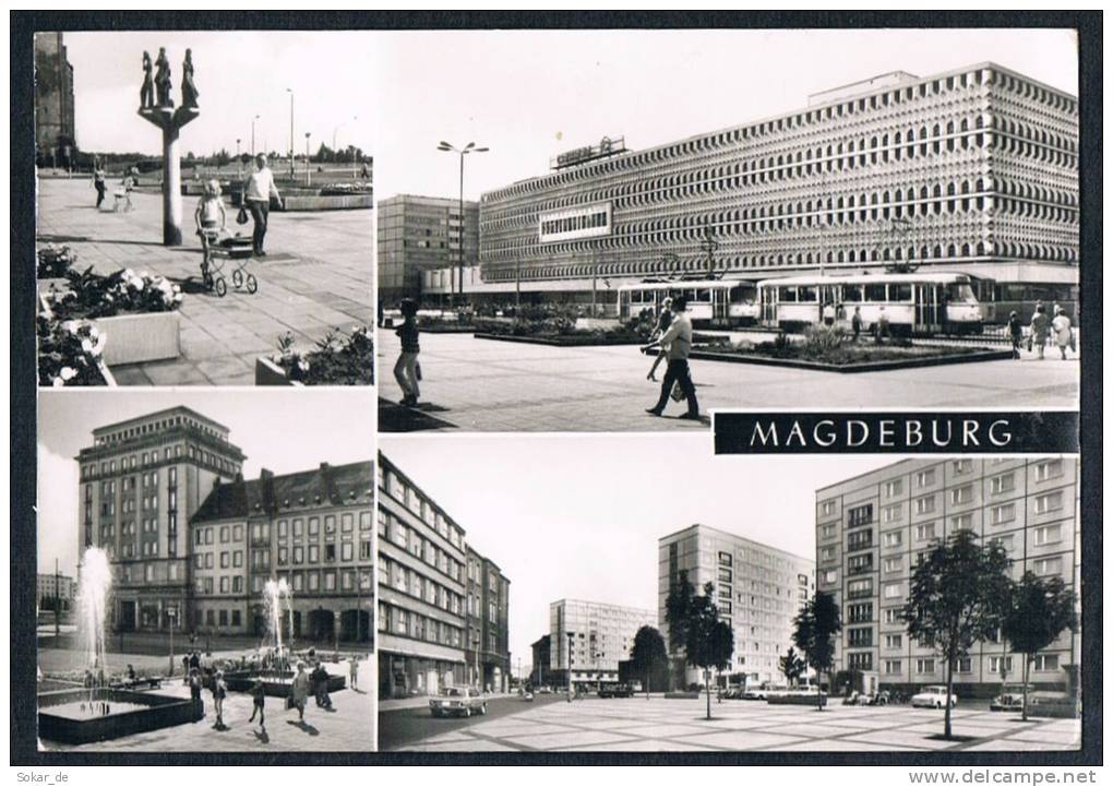 AK Magdeburg 1978, Sachsen-Anhalt, Rathaus, Krökentor, Centrum-Warenhaus - Magdeburg