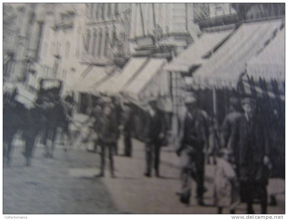 9  postk.:    St.TRUIDEN:     Souvenir (2),    Grand place,  ,  Expo du Limbourg a St. TROND (1907)(5)         .,