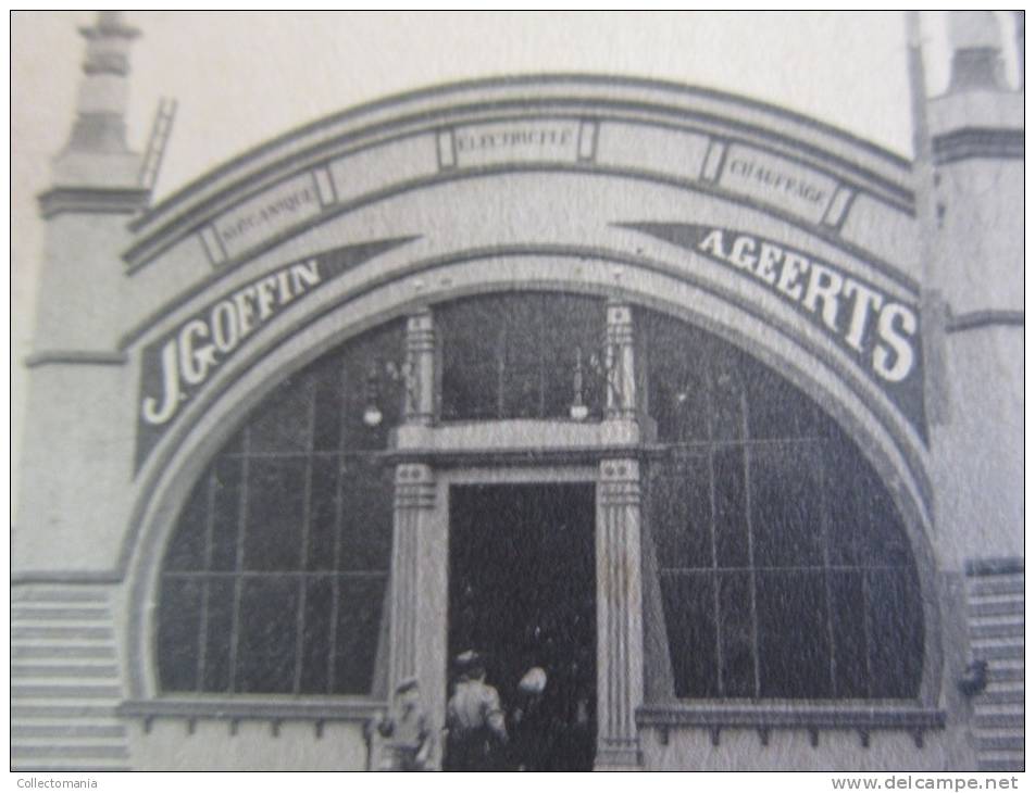 9  postk.:    St.TRUIDEN:     Souvenir (2),    Grand place,  ,  Expo du Limbourg a St. TROND (1907)(5)         .,