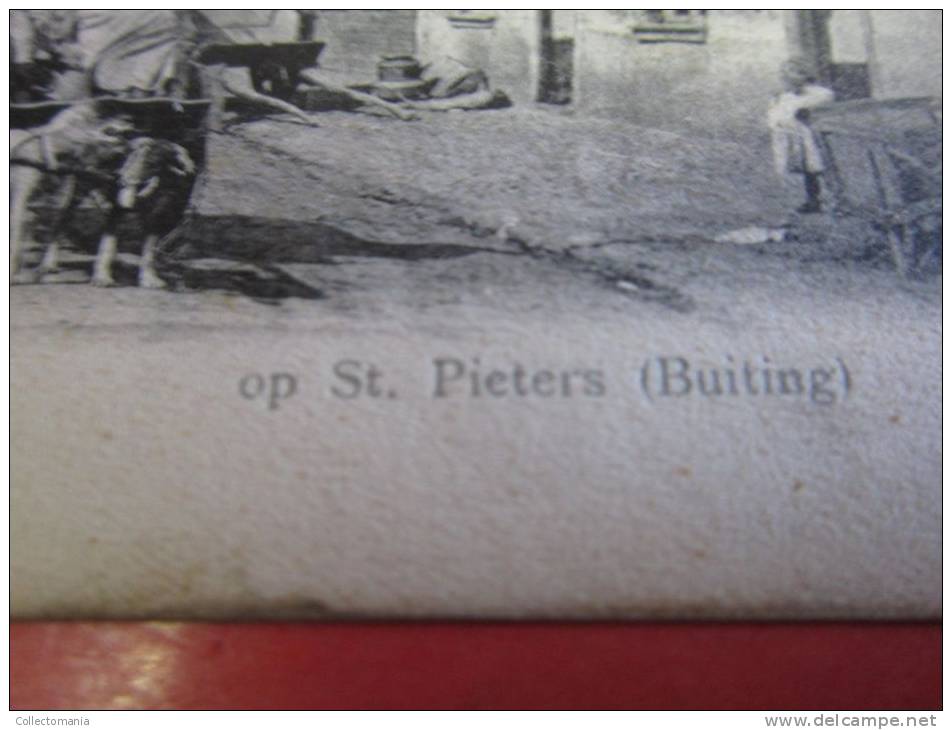 3 Postk.: St.TRUIDEN: Op ST.PIETERS(BUITING),   Rue De La Station,  La FOIRE Foor Draaimolens Feest Carousel - Sint-Truiden