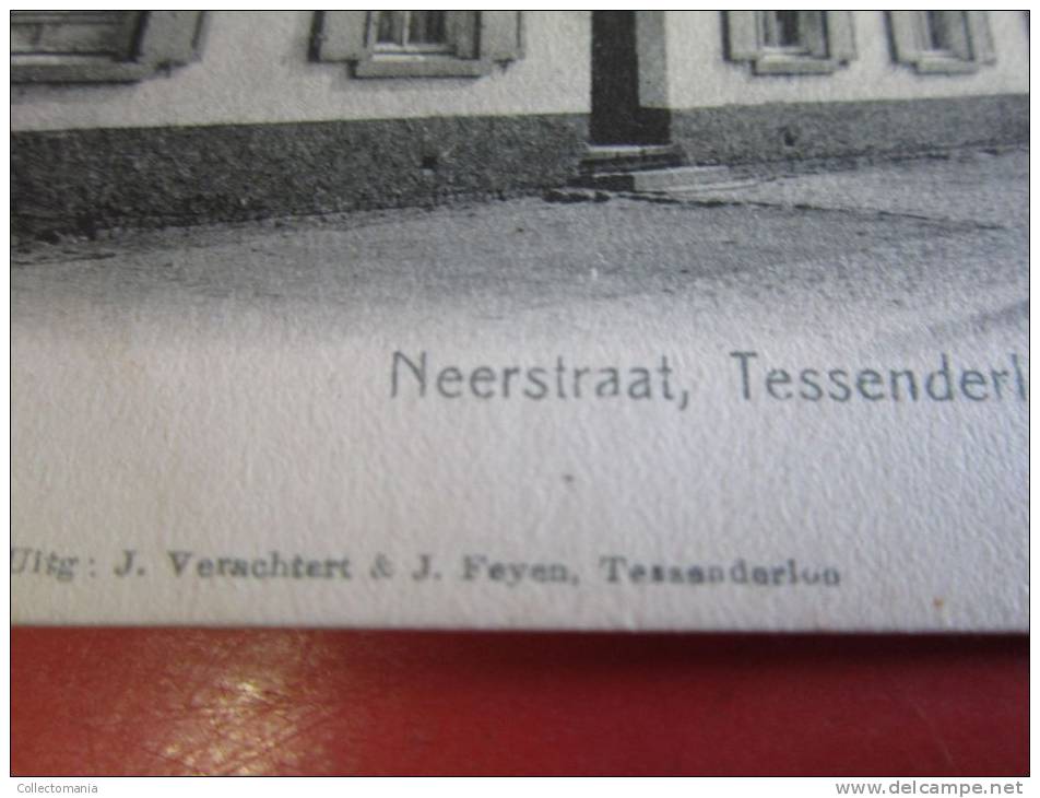 1 Postk.:   TESSENDERLOO:  NEERSTRAAT,(uitg.VERACHTE RT) - Tessenderlo