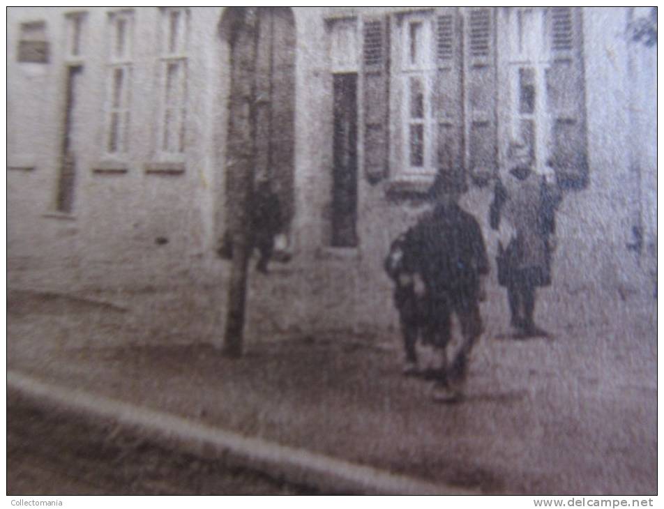 4 postk.  PEER   :  MARKT,      WINDMOLEN,      KIOSK,        KERKSTR.