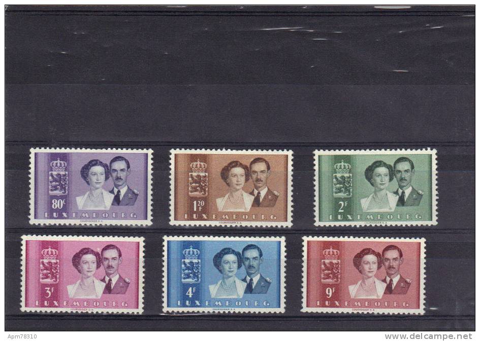 LUXEMBOURG 1953 Y&T ** 465-470 - Used Stamps