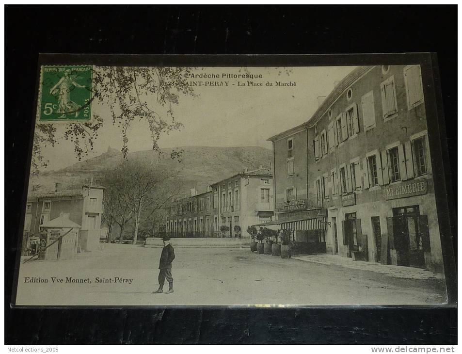 SAINT-PERAY - LA PLACE DU MARCHE - 07 ARDECHE - Saint Péray