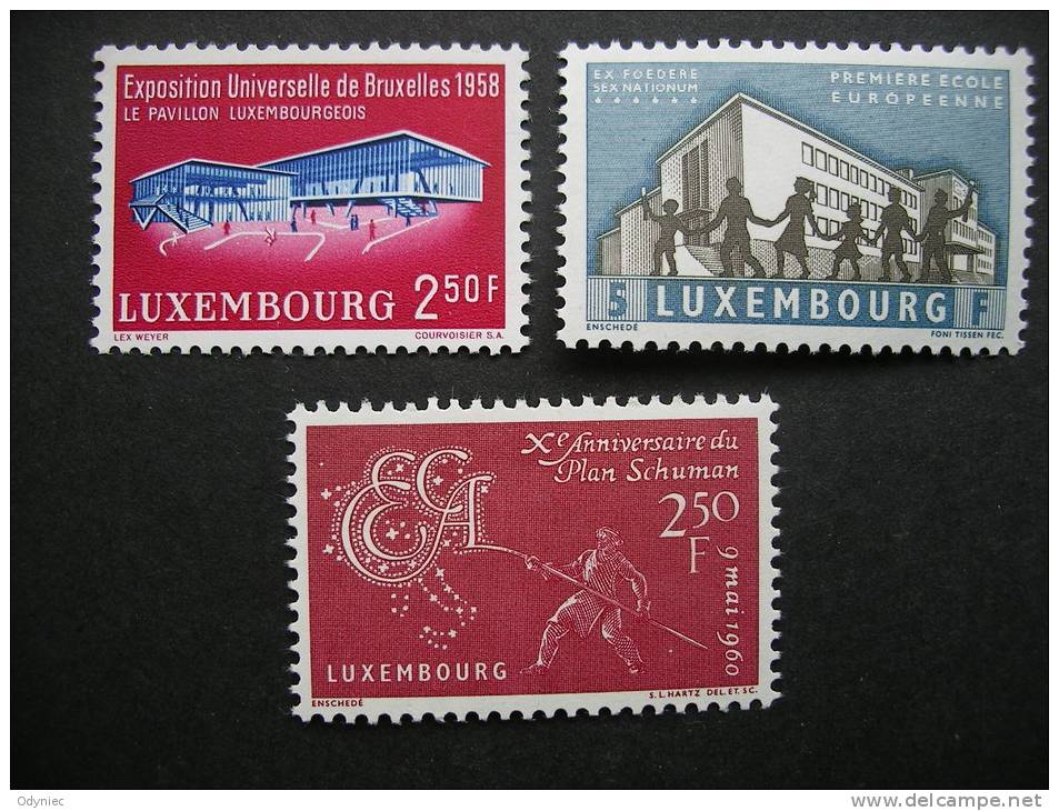 3 Stamps 1958,1960 MNH - Nuovi