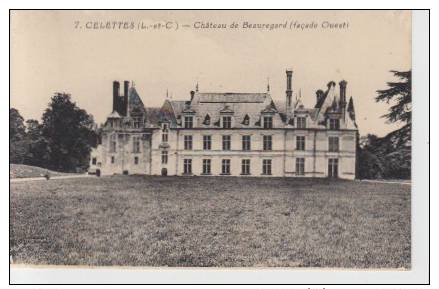 CELETTES  -  CHÂTEAU  DE  BEAUREGARD  ( FAÇADE  OUEST ) - Autres & Non Classés