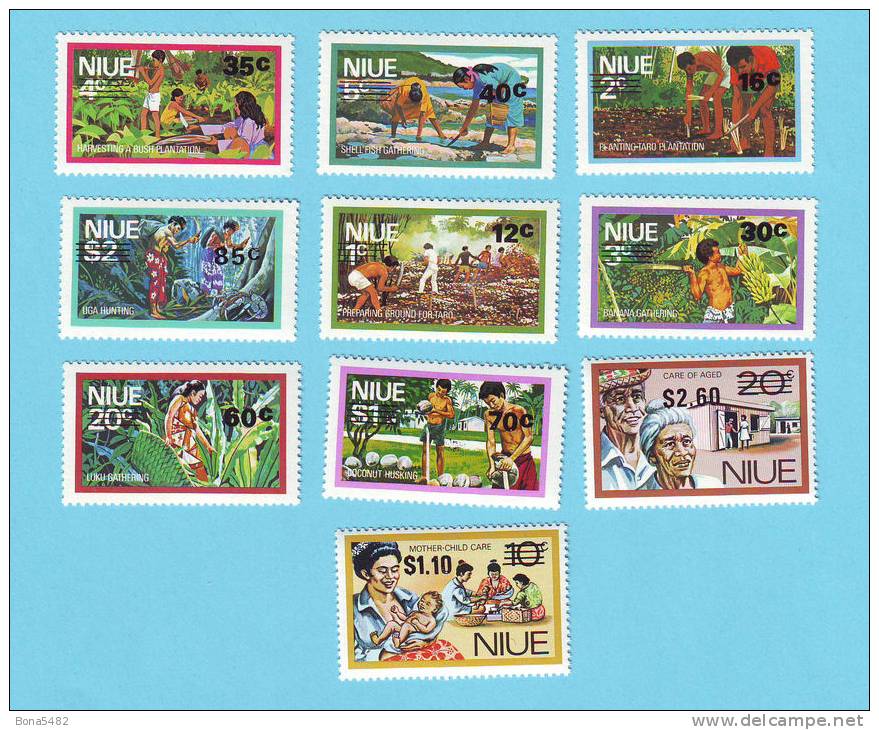 NIUE AGRICULTURE SURCHARGE 1977 / MNH** / AS 376 - Niue