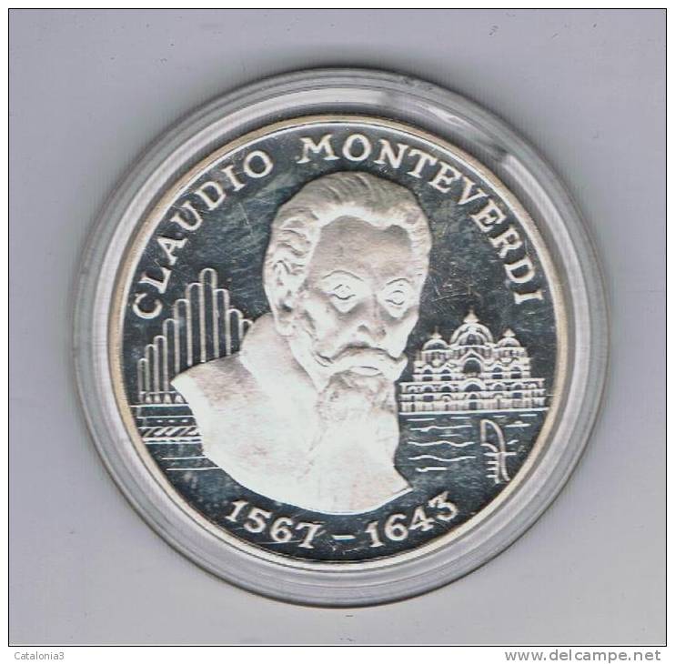 ANDORRA  10 Diners 1998 A. Monteverdi  KM146  PLATA - Andorre