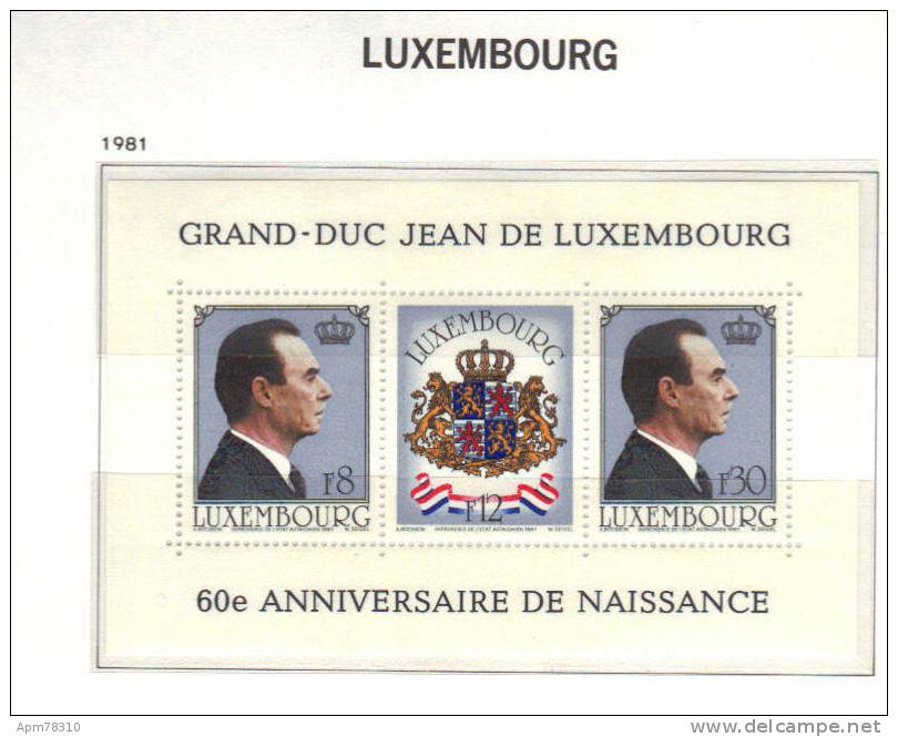 LUXEMBOURG 1981  Y&T ** 972-995+BF13 - Années Complètes