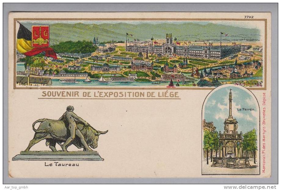 Belgien Liège Exposition  190?-??-23 Litho #7747 - Autres & Non Classés