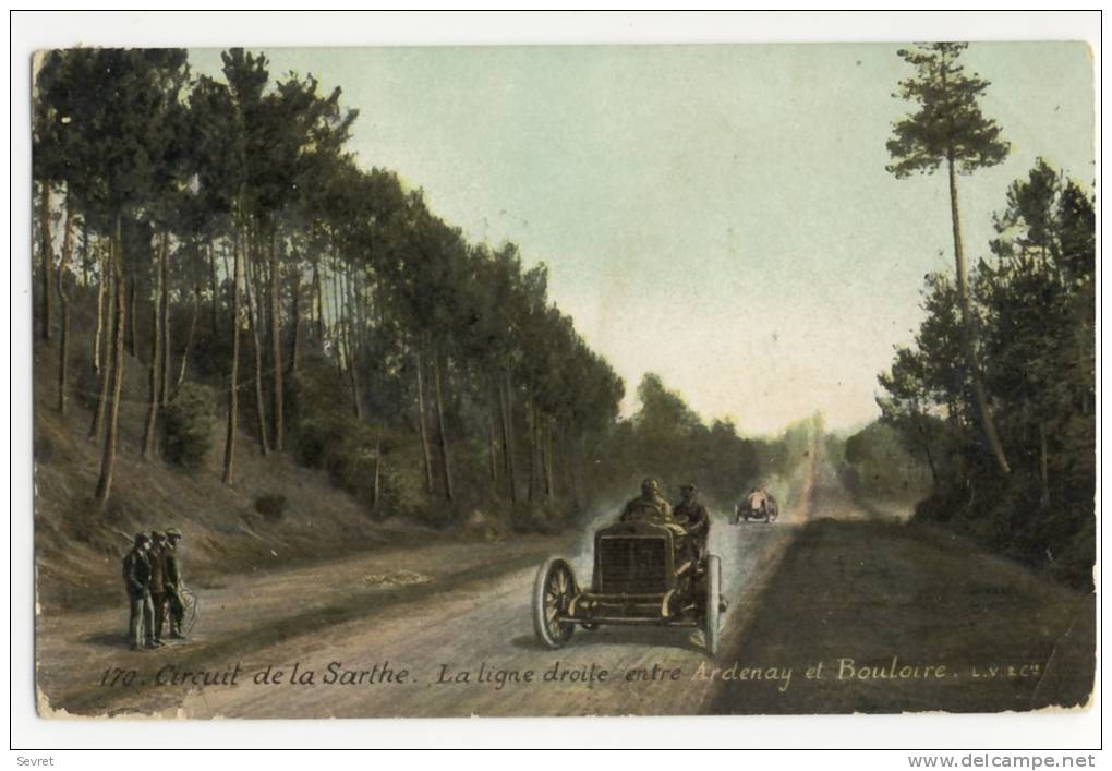 - Circuit De La Sarthe. - La Ligne Droite Entre Ardenay Et Bouloire - Bouloire