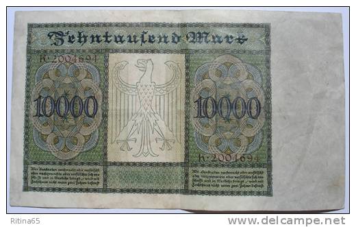 GERMANIA REPUBBLICA DI WEIMAR !!! 10000 MARK 1922 !!! - 10000 Mark