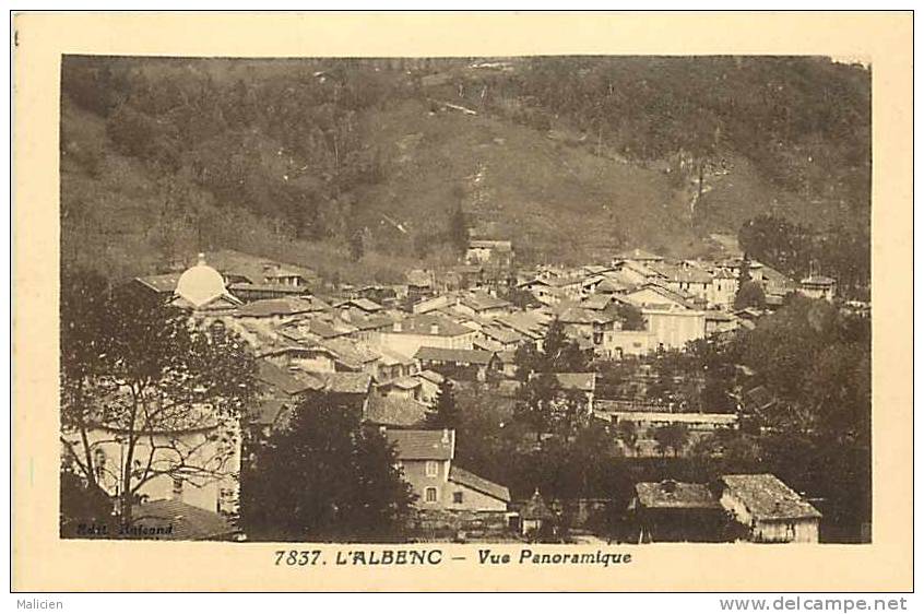 Isere -ref 120- L Albenc -vue  Panoramique  -carte Bon Etat - - L'Albenc