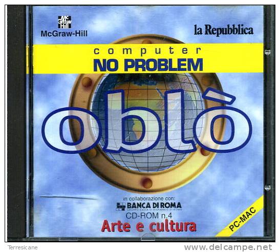 CD ROM OBLO´ ARTE E CULTURA N.4 PC MAC LA REPUBBLICA MCGRAW-HILL - CD