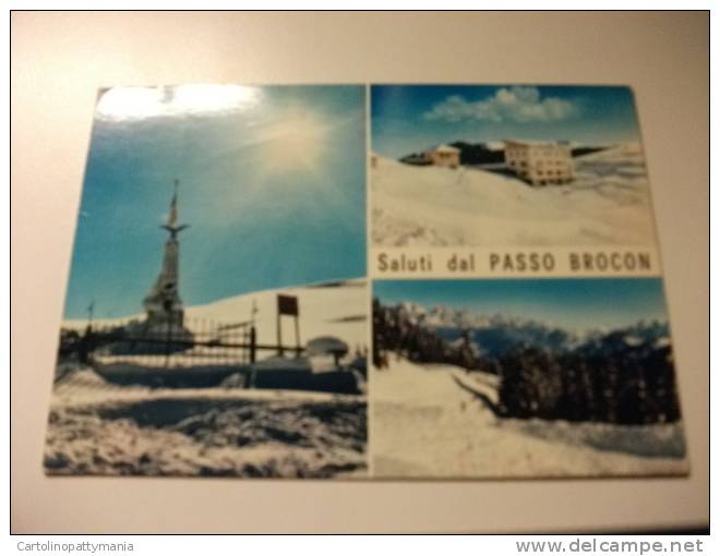 Monumento Ai Caduti Passo Brocon Albergo Da S Ciopo - Monuments Aux Morts