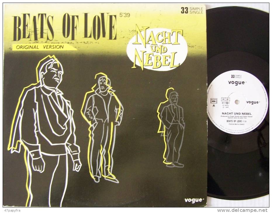 NACHT UND NEBEL LP VOGUE Beats Of Love (FRENCH) Disque EX - Disco, Pop