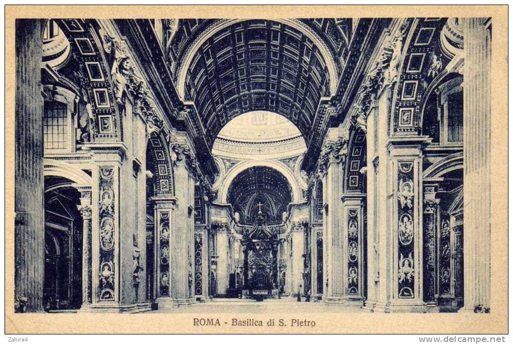 Intérieur D´église Et Autres - Roma - Basilica Di S. Pietro - San Pietro