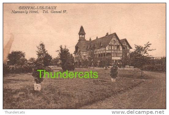 CPA GENVAL LES EAUX  NORMANDY HOTEL TEL GENVAL 57 - Rixensart