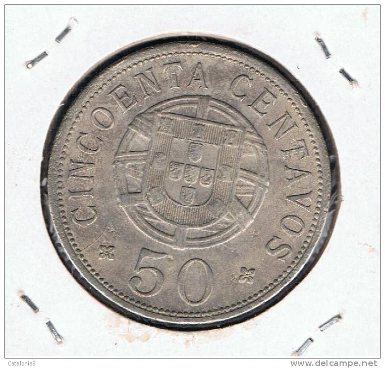 ANGOLA   50 Centavos 1928  KM69 - Angola