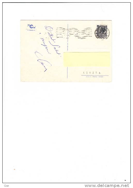 ITALIA  1958 -  Lire 1 Siracusana Falsificato In Lire 15  - Cartolina - Varietà E Curiosità