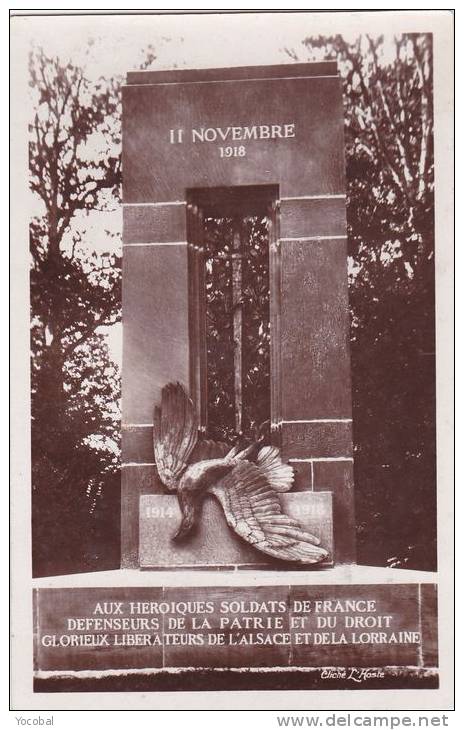 Cp , MILITARIA , Monument De L'Armistice , Forêt De Compiègne , Clairière De L'Armistice - Monuments Aux Morts