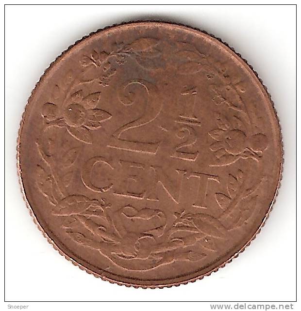 *curacao 2,5 Cents 1947  Xf+ !!!! - Curacao