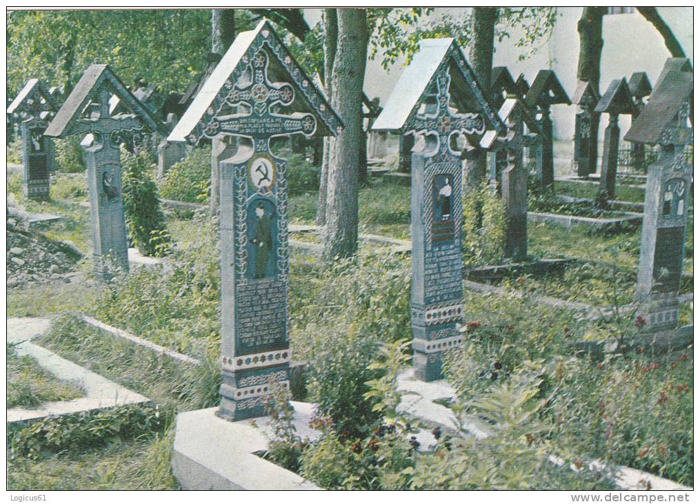 MARAMURES:SAPANTA--THE MERRY CEMENTERY,POSTCARD STATIONERY,CODE2789/77,PERFECT CONDITION, VERY RARE, RO MANIA. - Paquetes Postales