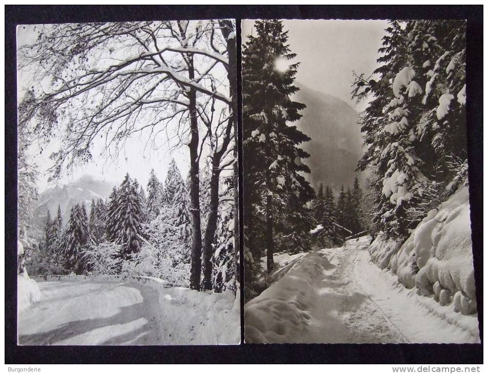 PAYSAGES DE NEIGE A LA MONTAGNE / LOT DE 16 BELLE CARTES PHOTOS EN NOIR ET BLANC / TOUTES LES PHOTOS - 5 - 99 Cartes