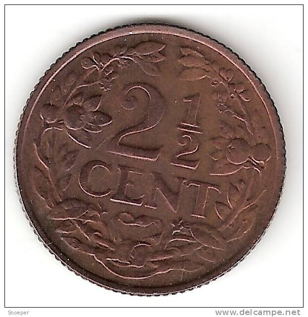 *curacao 2,5 Cents 1948     Unc  !!!!catalog Val 2016  =20,00$ - Curaçao