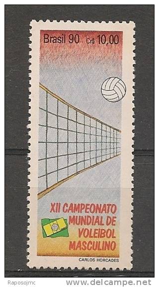 Brasil 1990, Mundial Voleibol. - Unused Stamps