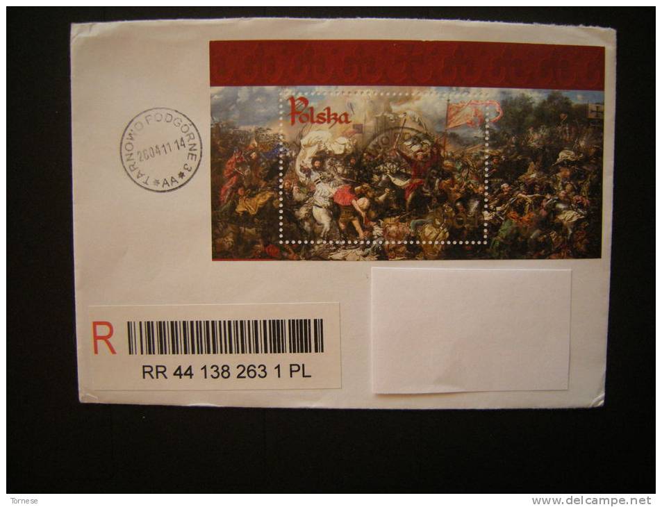 2010 - Grunwald Battle On Registred Letter - Blocks & Sheetlets & Panes