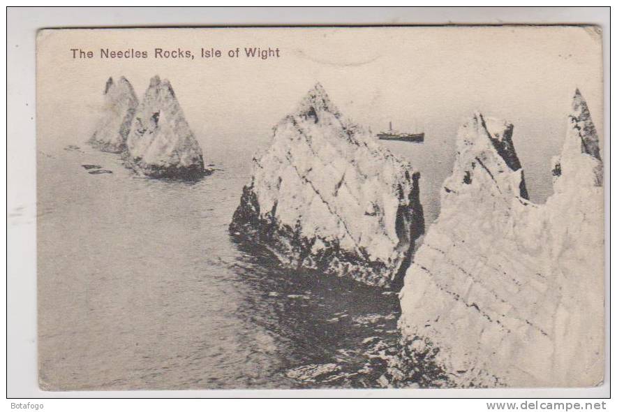 CPA ISLE OF WIGHT, THE NEEDLES ROCKS - Sonstige & Ohne Zuordnung