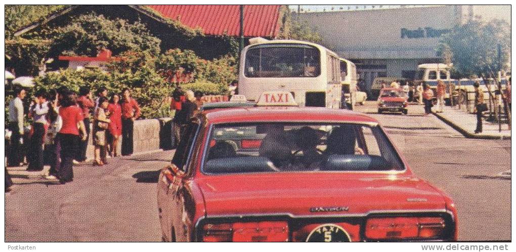 ÄLTERE POSTKARTE HONG KONG PEAK TOWER TAXI NR. 5 Droschken Taxen Station Busbahnhof Cab Hongkong Postcard Ansichtskarte - Chine (Hong Kong)