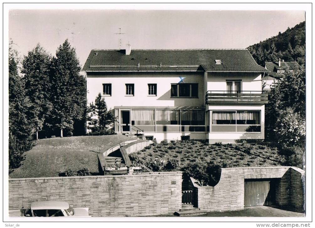 AK Bad Herrenalb/Schwarzwald 1987, Calw, Baden-Württemberg, Haus Lieselotte - Bad Herrenalb