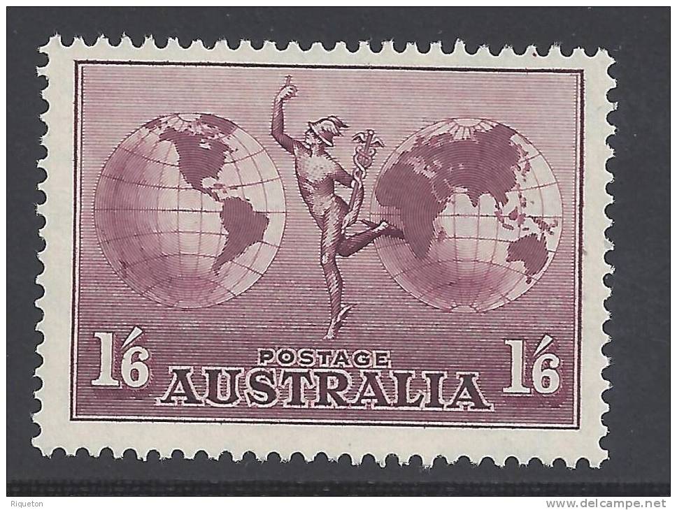 AUSTRALIE - 1934  -  POSTE AERIENNE N° 6 - X - TB - - Neufs
