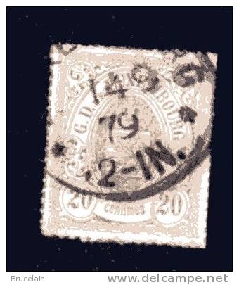 LUXEMBOURG -    N°  19  -  Y & T - O - Cote 8 € - 1859-1880 Armoiries
