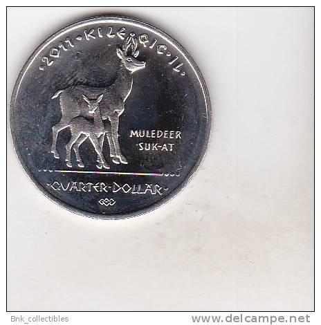 Sovereign Nation Los Coyotes Indians 25 Cents 2011 ,uncirculated - Sonstige – Amerika