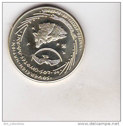 Sovereign Nation Los Coyotes Indians 1 Dollar 2011 ,uncirculated - Sonstige – Amerika