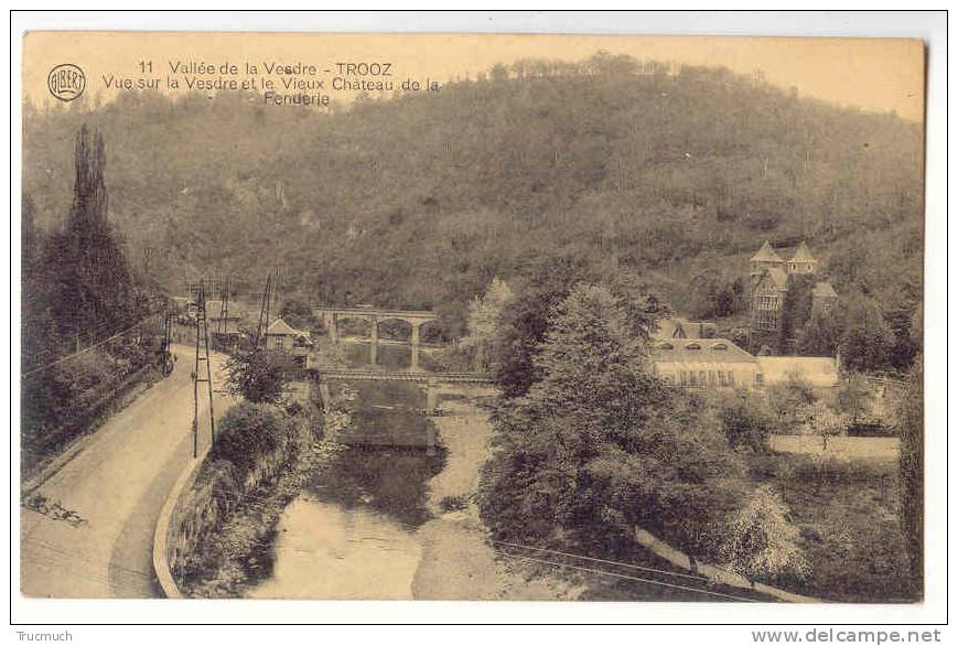 E1337 -  Trooz  -Vue Sur La Vesdre Et Le Vieux Château De La Fenderie - Trooz